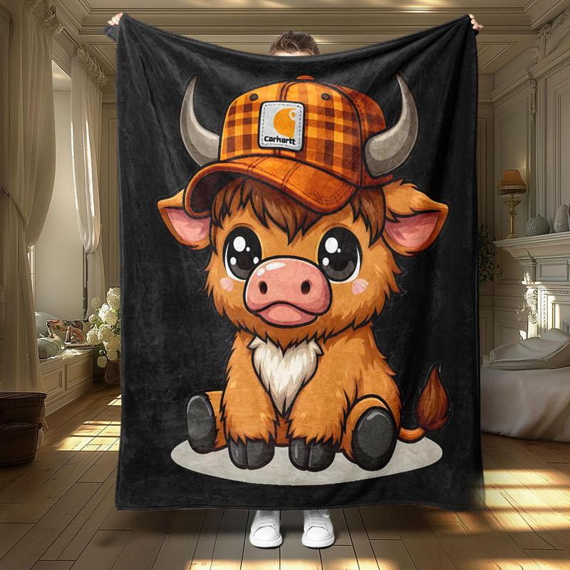 Highland Cow Cozy Blanket