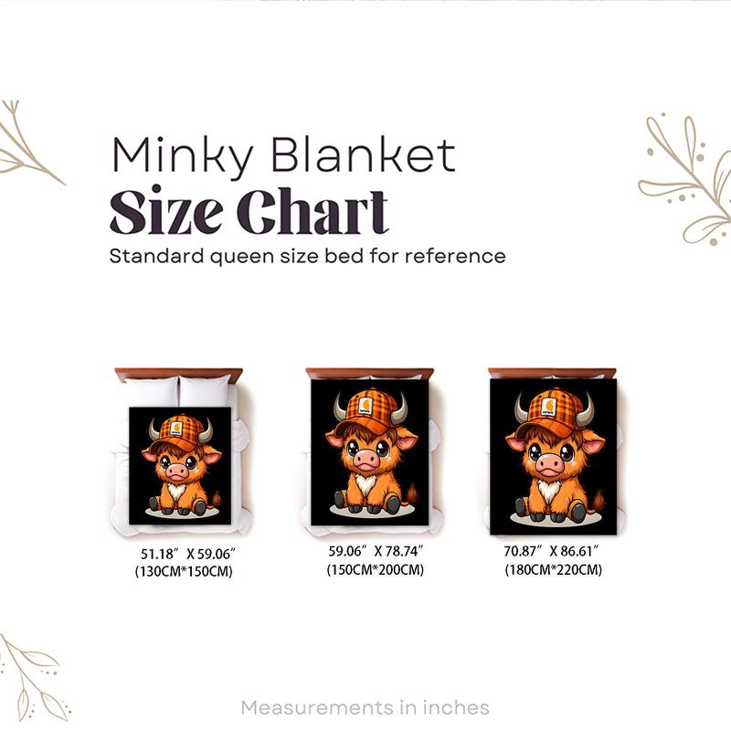 Highland Cow Cozy Blanket