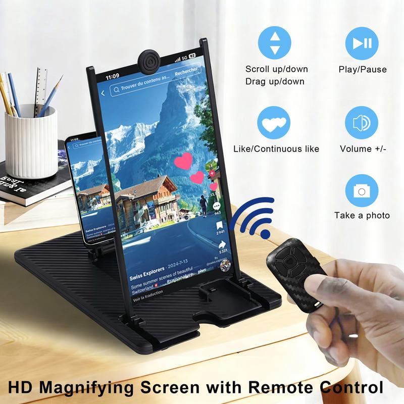 Phone Magnifier – Ultra-HD Screen Amplifier with Remote