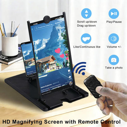 Phone Magnifier – Ultra-HD Screen Amplifier with Remote