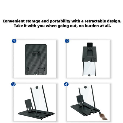Phone Magnifier – Ultra-HD Screen Amplifier with Remote