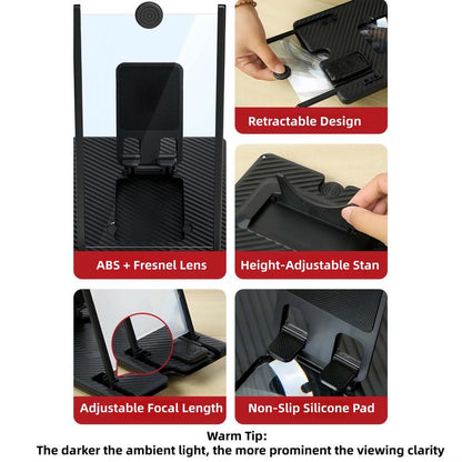 Phone Magnifier – Ultra-HD Screen Amplifier with Remote